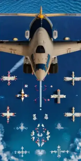 Dense bullet curtain gameplay